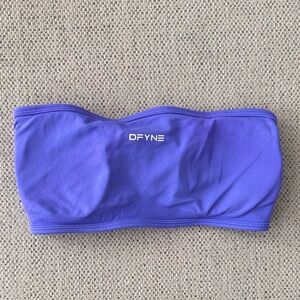 DFYNE IMPACT Ultra Violet Bandeau Top